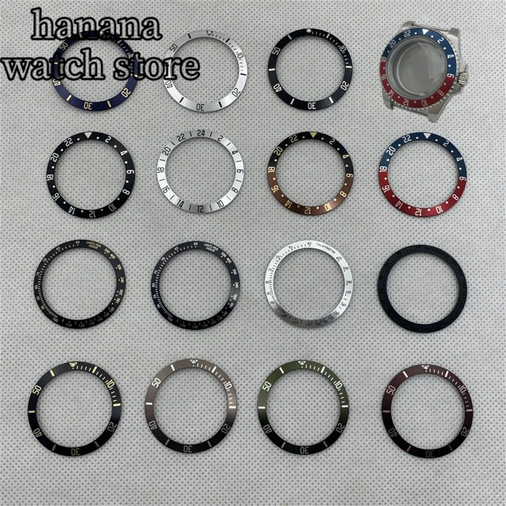 Watch bezel 38mm aluminum bezel is suitable for a 40mm case