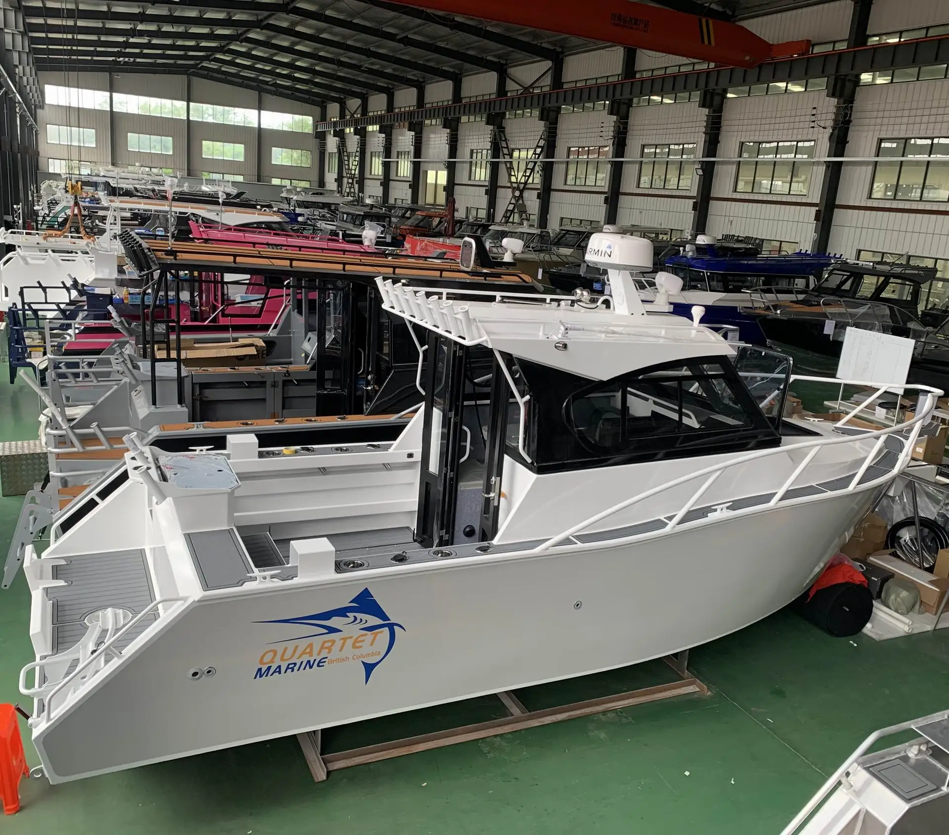 알루미늄 고급 캐빈 크루저 보트 25피트 딥 V형 선체 - Fishing Boat Outboard Motor 리뷰 및 가격