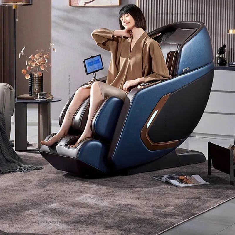 Camas de Masaje Eléctricas Ergonómicas Modernas, Silla de Masaje Corporal Completo, Cómoda para la Columna Vertebral, Muebles de Salón, Silla de Masaje FYTB