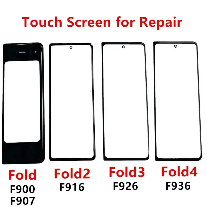 

Outer Screen For Samsung Galaxy With Fold 2 3 4 5G F936 F900 F907 F916 F926 Front Touch Panel LCD Display Glass Repair Replaceme