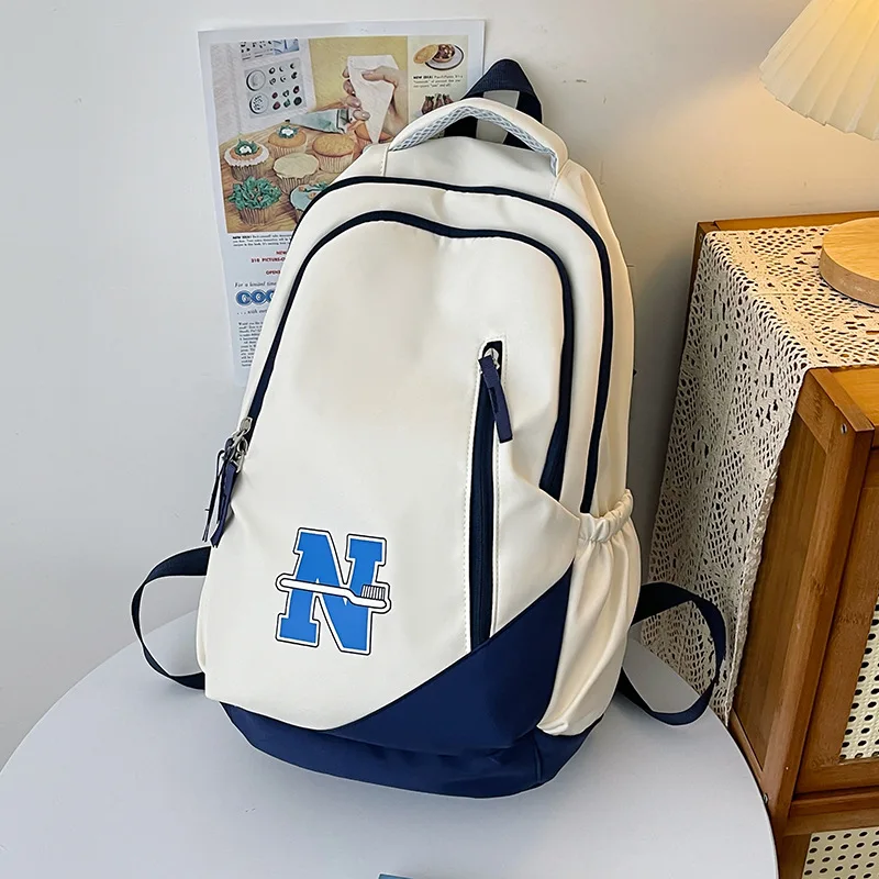 Student Backpack American Retro Large Capacity Backpack Fashion Casual Versatile Couple Backpack Student School Bag