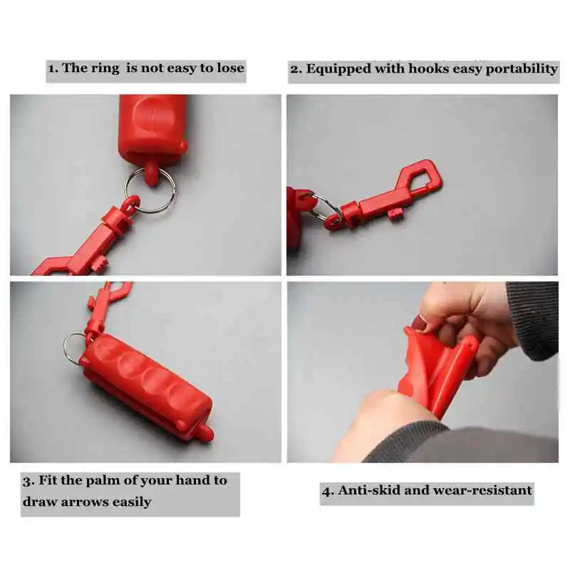 Shooting Rubber Gel Archery Shoot Bow Outdoor Rubber Arrow Puller Remover With Keychain Tool Target Arrow Accessories view 2
