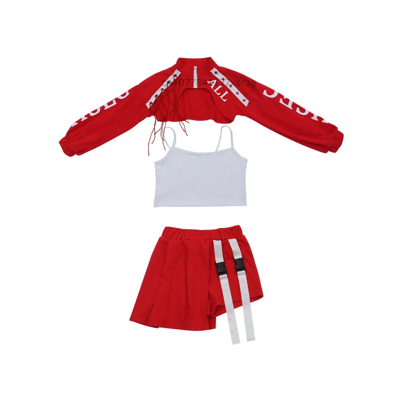 Costumes de danse hip-hop et de rue pour filles, Costumes de spectacle de piste sur scène de modèle à la mode pour filles de danse Jazz