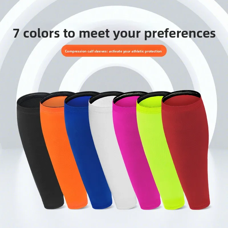 Breathable Compression Knee Pads Calf Guards for Men and Women Basketball Football Mountaineering Running Non Slip Elastic