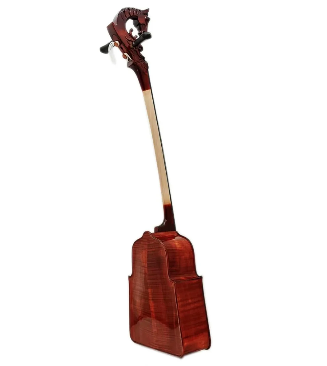 Professional Violin Style Morin Khuur Glossy Soundboard Inner Mongolia Traditional String Instrument for Performance
