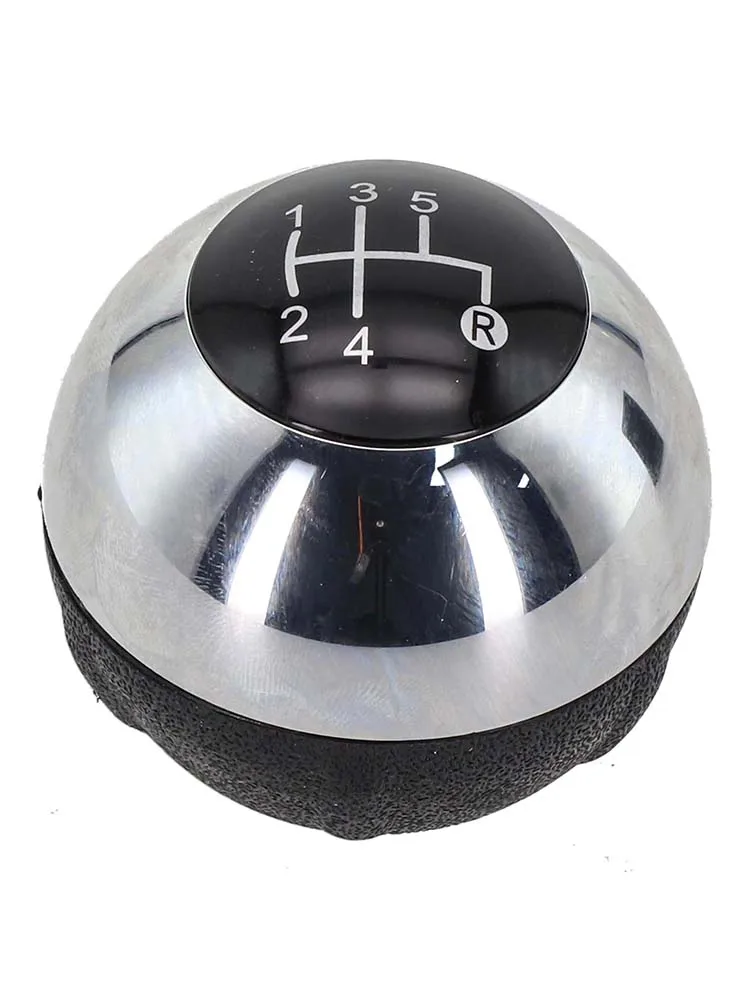 Car Interior Upgrade As Shown In The Figure Manual Gear Knob Better Grip Chrome Black Finish Long-lasting Performance