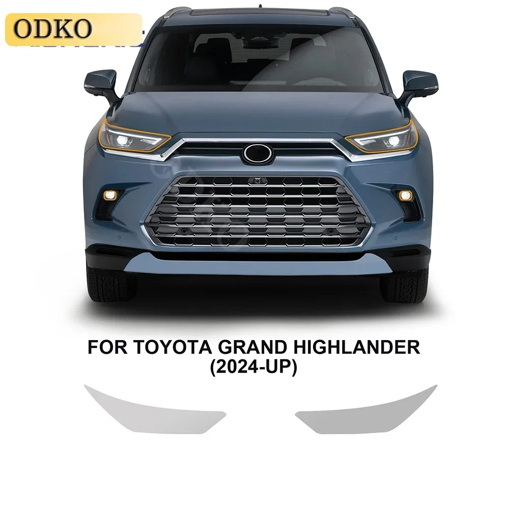 

Защитная пленка для фар против царапин для Toyota Grand Highlander 2024 2025, ТПУ, дверная ручка, чаша заднего вида, защита столба B