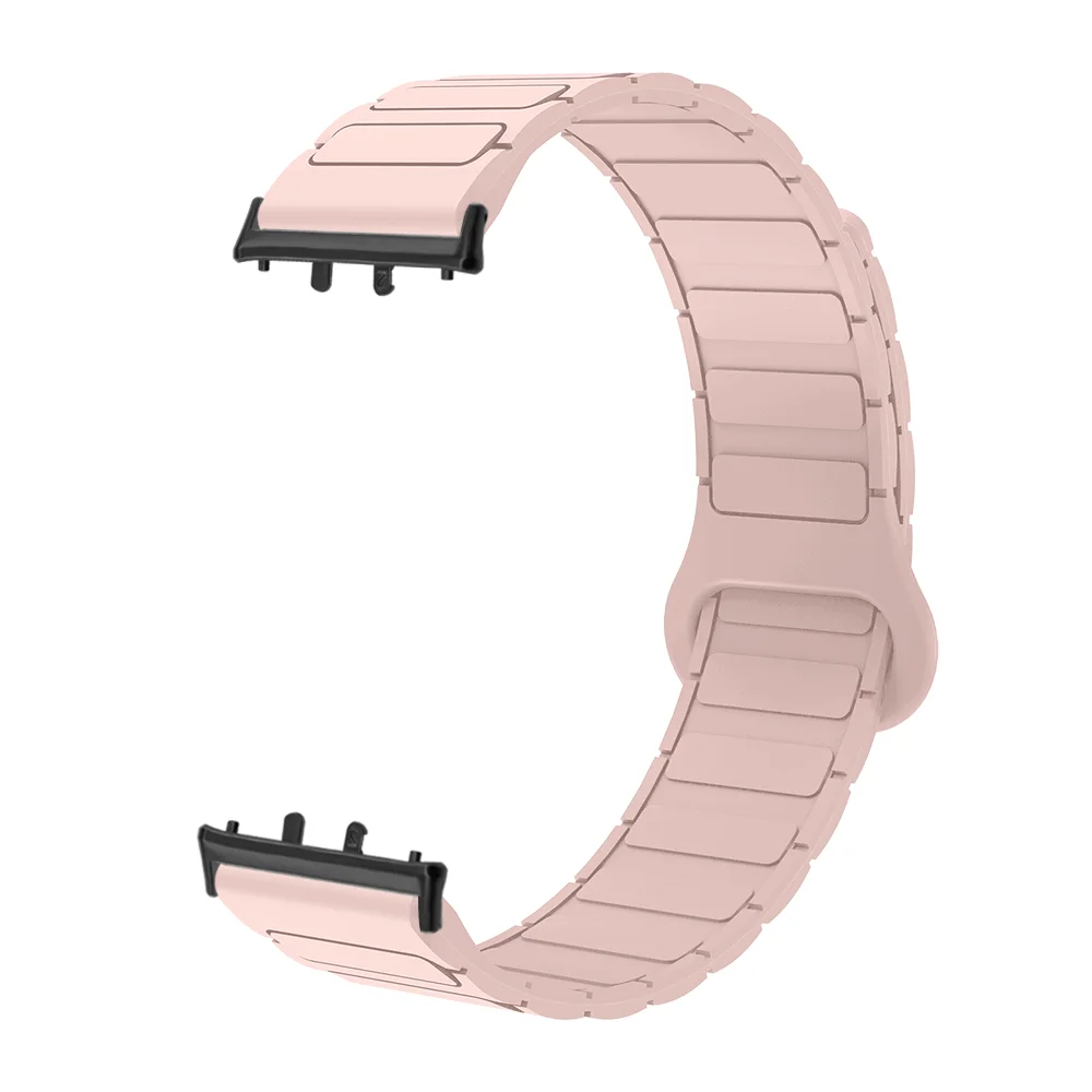 

18mm Magnetic Wristband For Samsung Galaxy Fit3 Armor Style Quick Release Breathable Quality Silicone Watch Strap Men Women