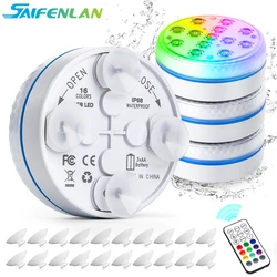 Lampe Submersible à 13 LED avec télécommande, éclairage à aimant submergé IP68, rvb, éclairage pour piscine/Aquarium, mise à jour