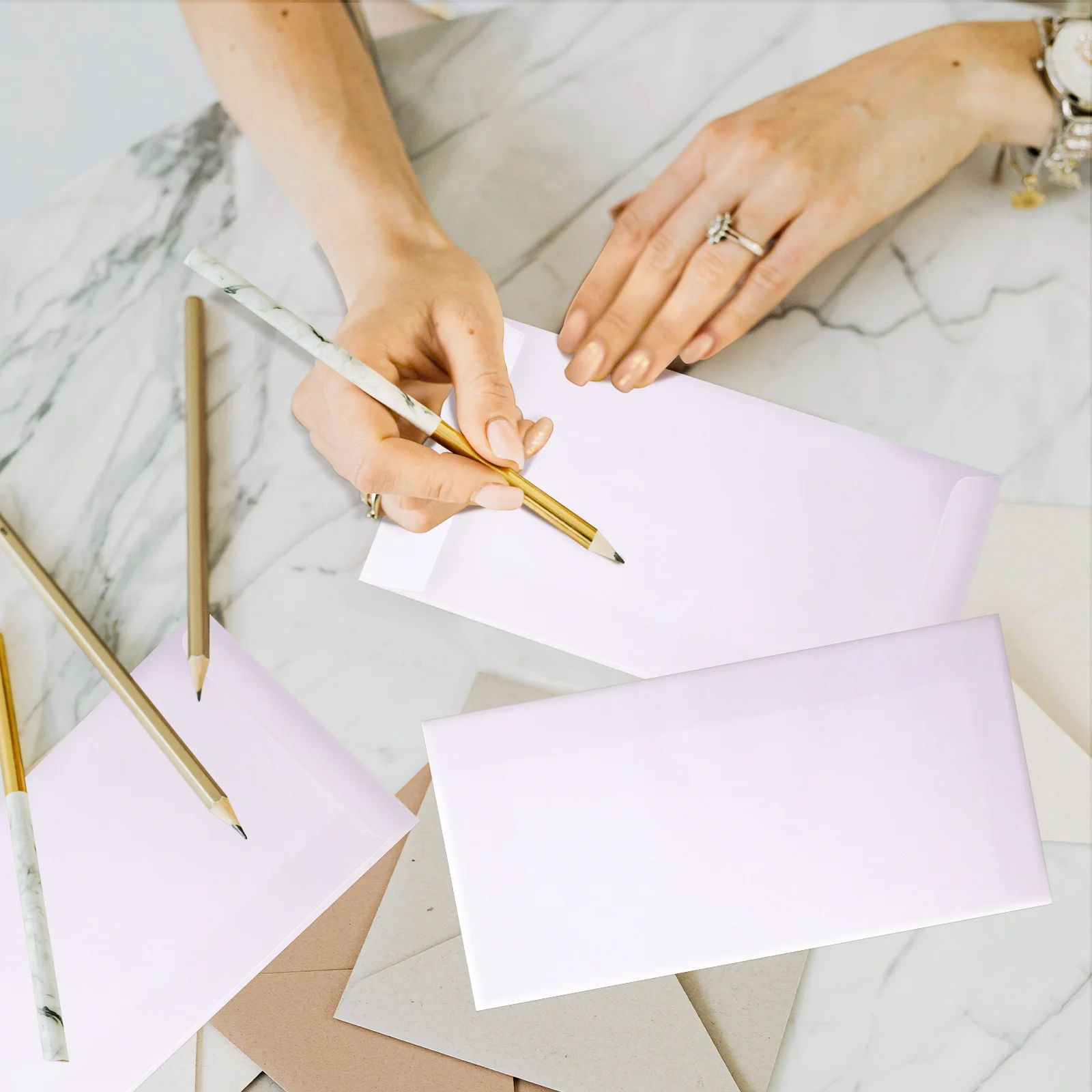 

60pcs Coin Large Capacity Blank Paper Envelopes For Cards Money Storage Self Seal Multifunctional Stationery Pouches Party