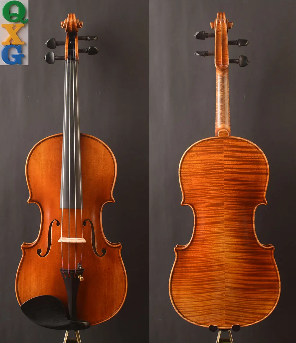 Amzing!Best model, Full size, transparent VR, Strad model for advanced or professional players,Loud bright tone