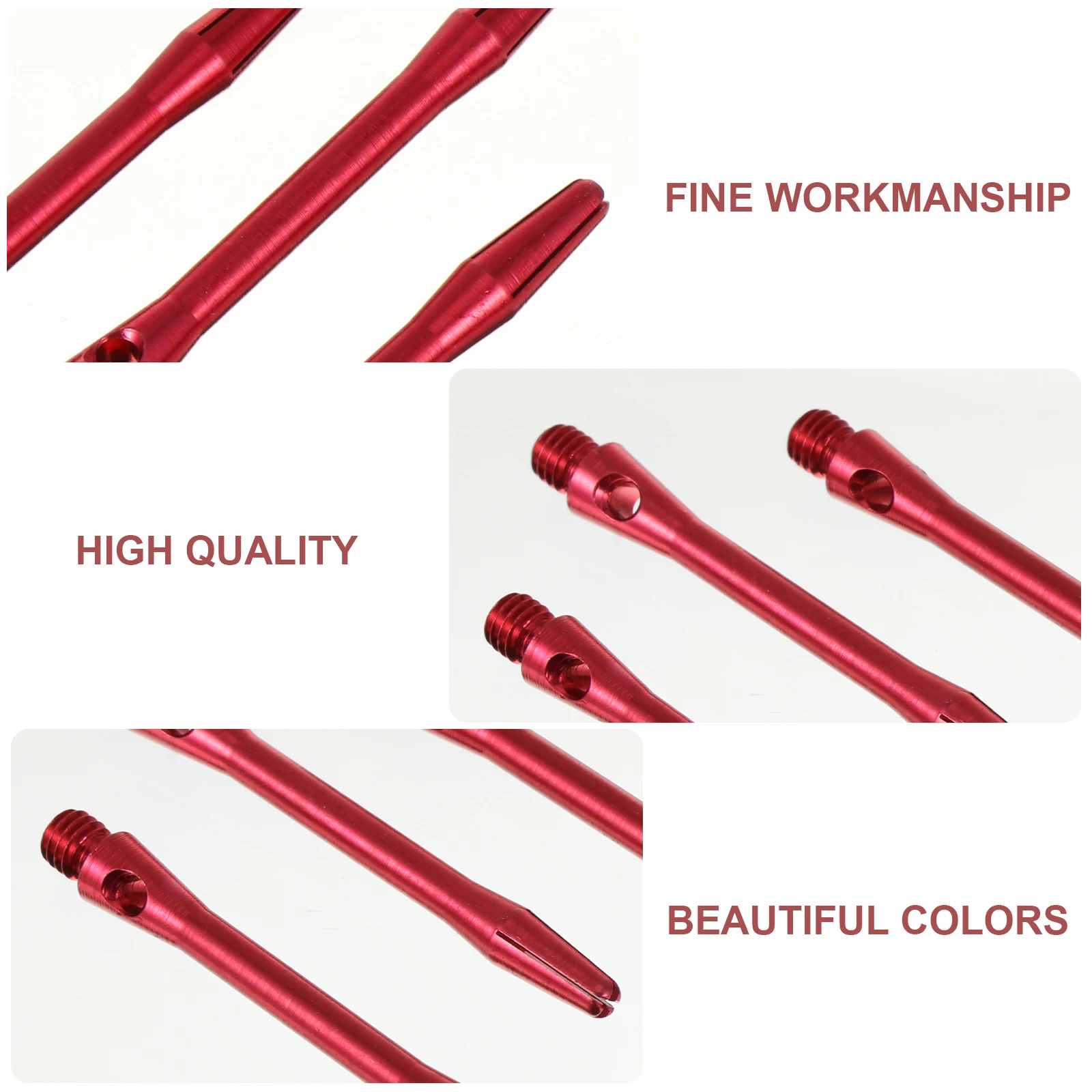 

12pcs Metal Dart Shafts Aluminum Slim Replacement Stems Standard Rod Threaded for 2BA Compatible Flight Straightening Throwing