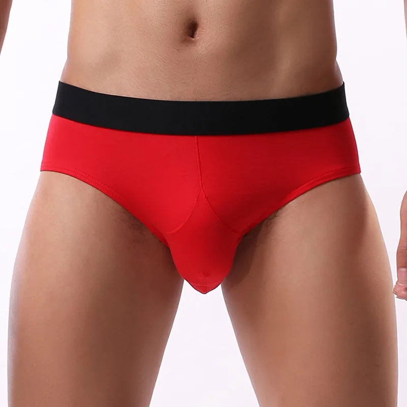 Men's pure cotton underwear briefs breathable European and American pants comfortable men's n1025