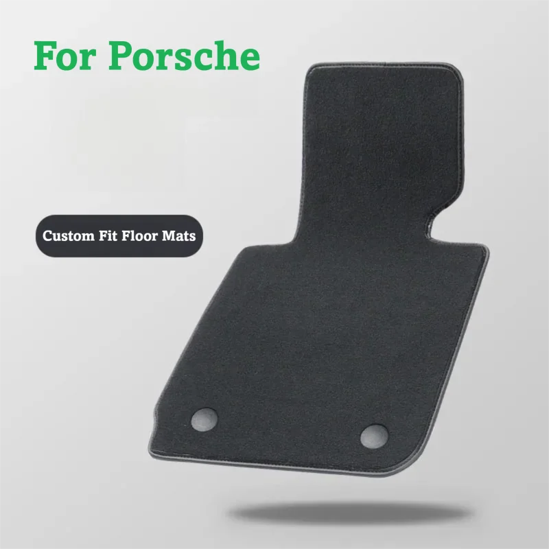 

For Porsche Macan Cayenne Panamera Taycan Boxster 718 Custom 1:1 Nylon Velour Floor Mat Driver Side Single