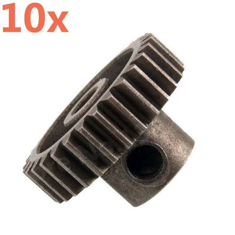 10 pz HSP 11189 Ingranaggio Motore 29T Pezzo di Ricambio In Metallo Per Modelli In Scala 1/10 RC Auto di Controllo Remoto Off Road Buggy Hobby Baja 94107 XSTR