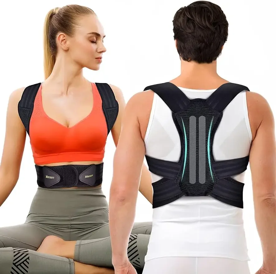 

Back Posture Support Corrector Belt for Men&Women, Back Belt Lumbar Brace,upper and Lower Pain Relief for Back& Shoulders Use