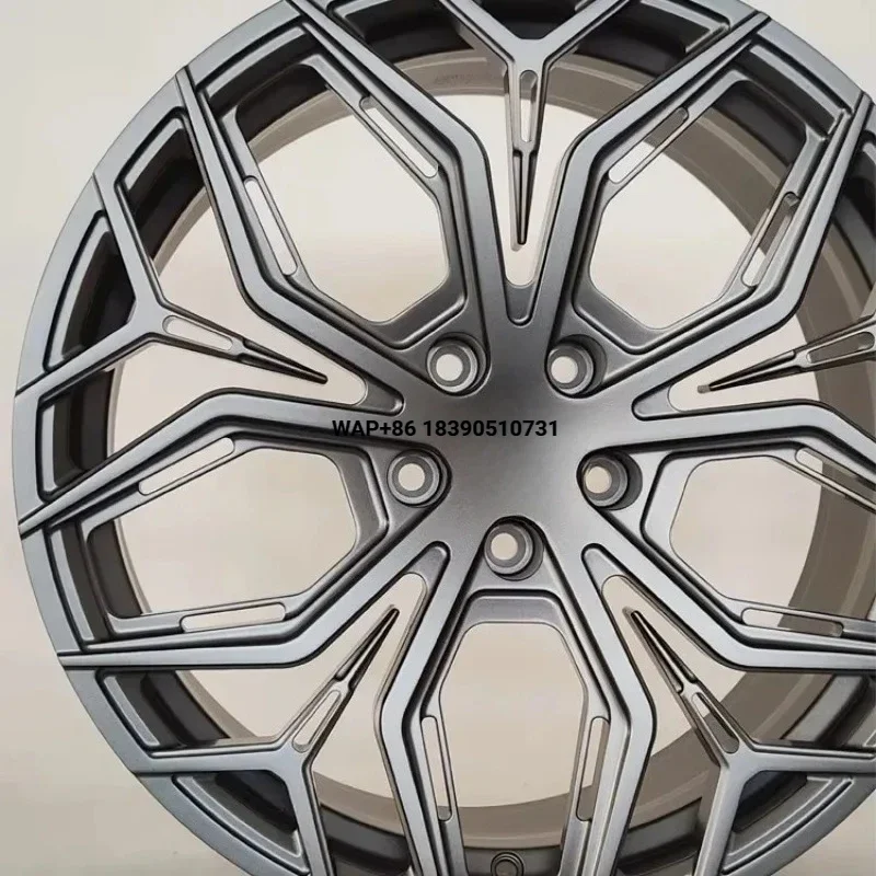 

Modified Aluminium Alloy Lightweight Car Wheel Hub Forged Customization for 530 PCD 130mm ET 30mm Gray Finish