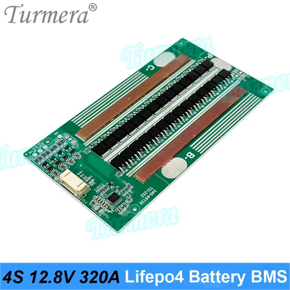 4S Turmera 12.8V 200A 280A 320A równowaga Lifepo4 bateria BMS chroni płytę w akumulatorach 3.2V 100Ah 200Ah 280Ah 320Ah Lifepo4