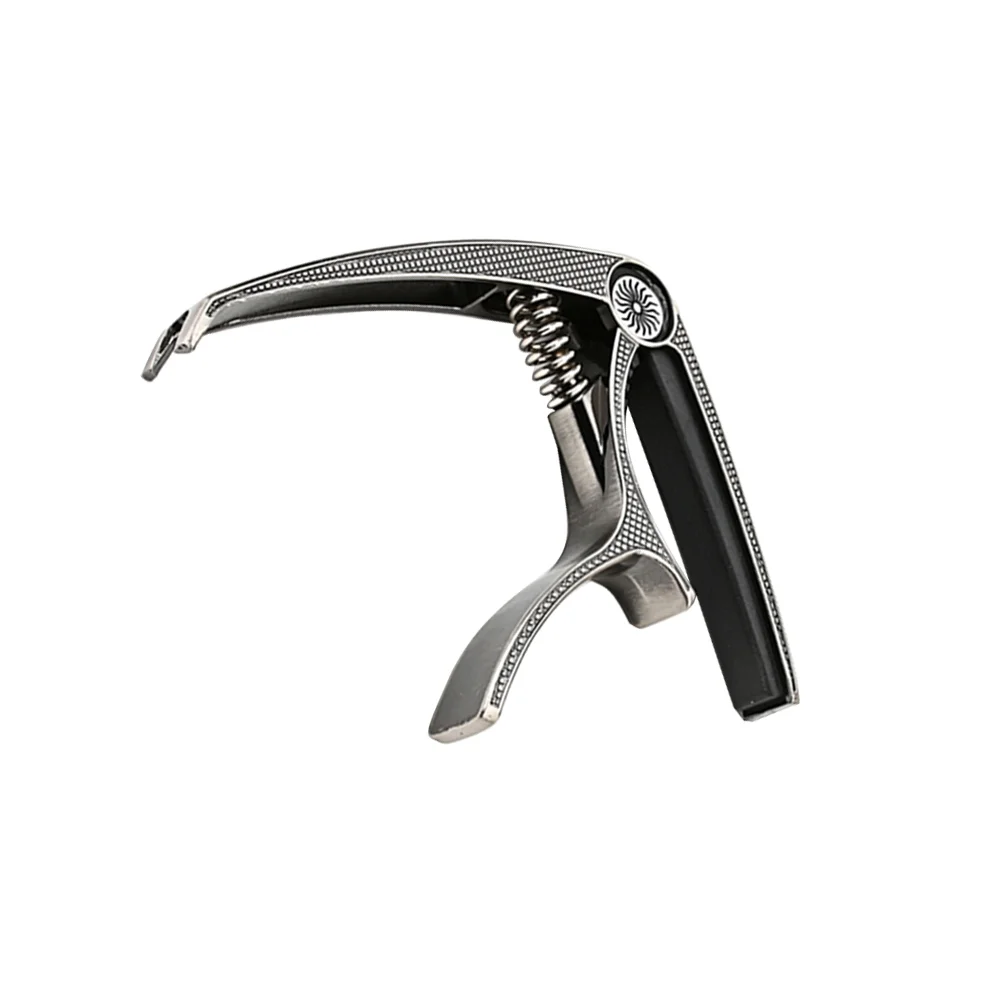 

Guitar Tuning Accessory Capo Acoustic Tone Modified Clip Metal Silver Clamp Part