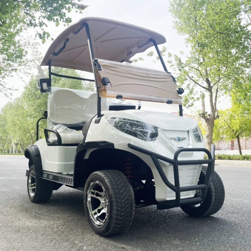 

Factory Custom 4 Seater Electric Golf Cart With 4000W 5000W AC Motor For Sightseeing And Hunting Stable Quality Long Durability