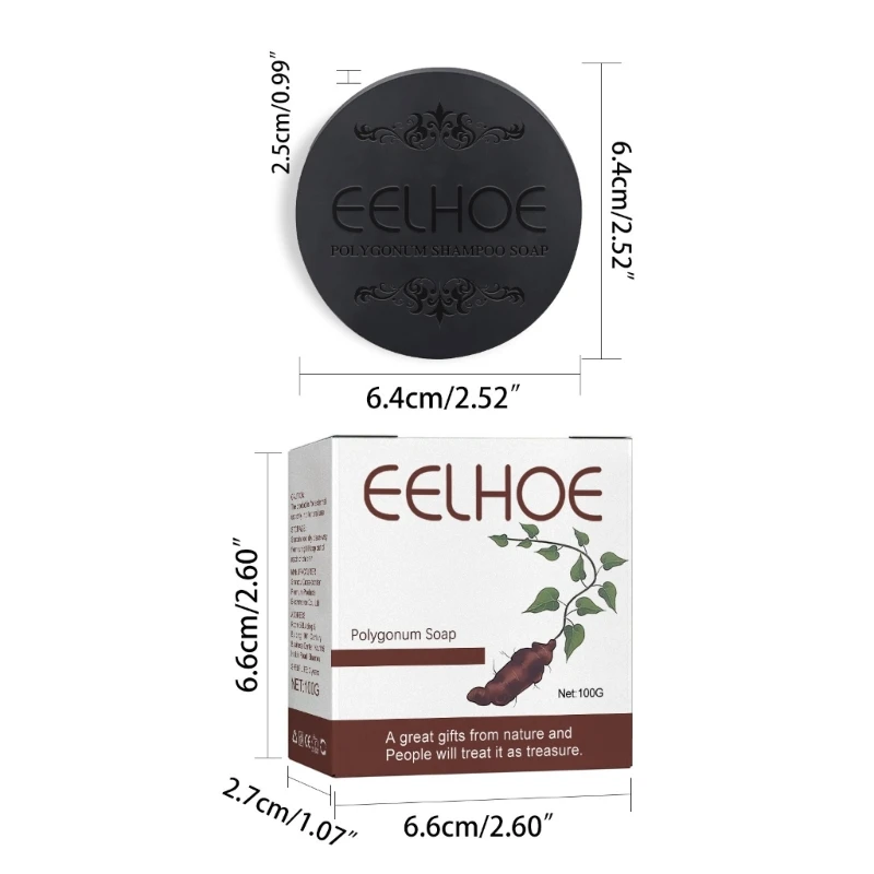 Polygonum Làm Mờ Tóc Thanh Dầu Gội Làm Sạch Tóc Xà Phòng Chắc Chắn Dầu Gội Tóc Tự Nhiên Tăng Cường Chân Tóc Dropshipping