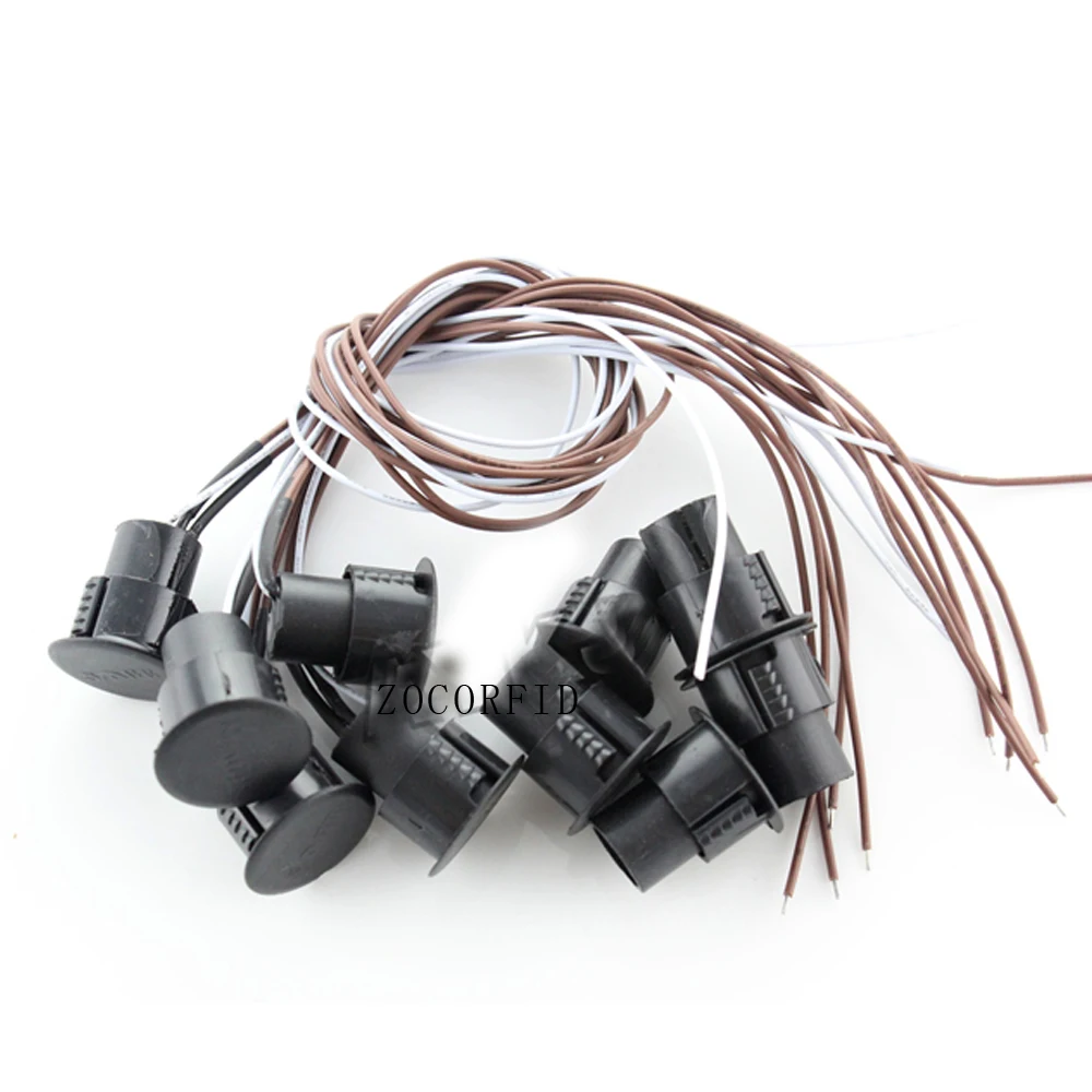 Wired Magnetic Switch Door Open Alarm Concealed installation NO type Relay Output Magnet Sensor