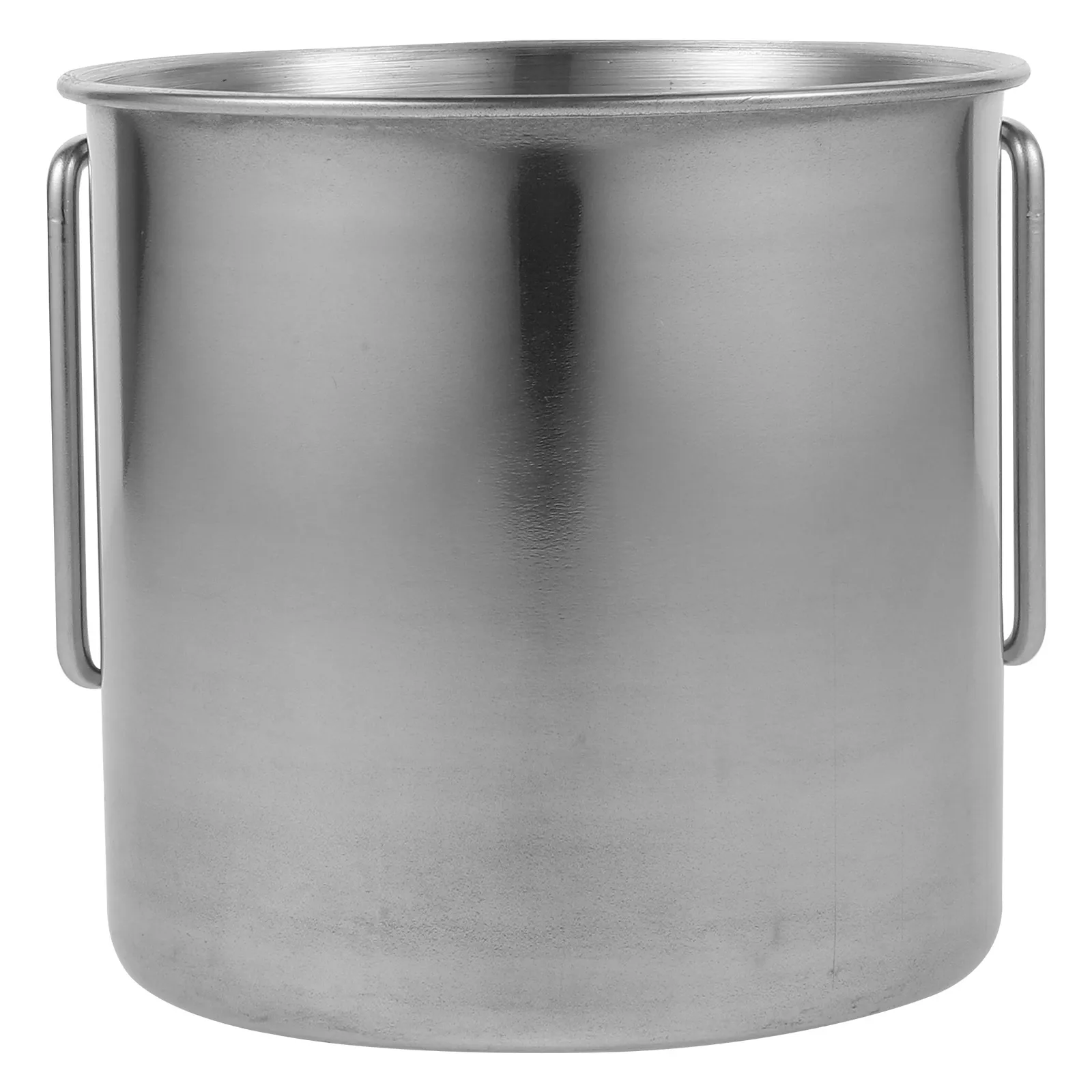 

Stainless Steel Water Cup Camping Coffee Mug Metal Outdoor Cups Portable Folding Handle Drinkware Beverage Glass