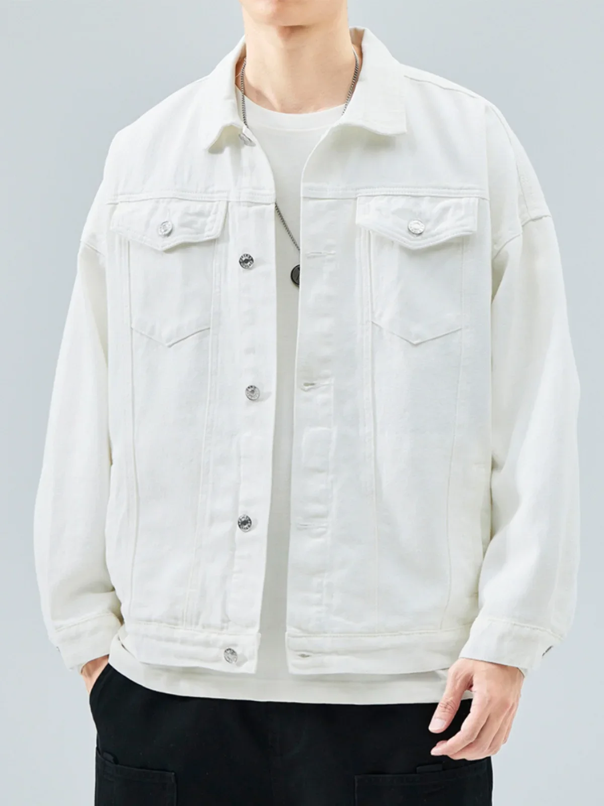 듀킨 데님 재킷 남성용 2025 가을 신상 오리지널 빈티지 청재킷 남성 오버사이즈 트렌드 워크웨어 코트 남성 의류