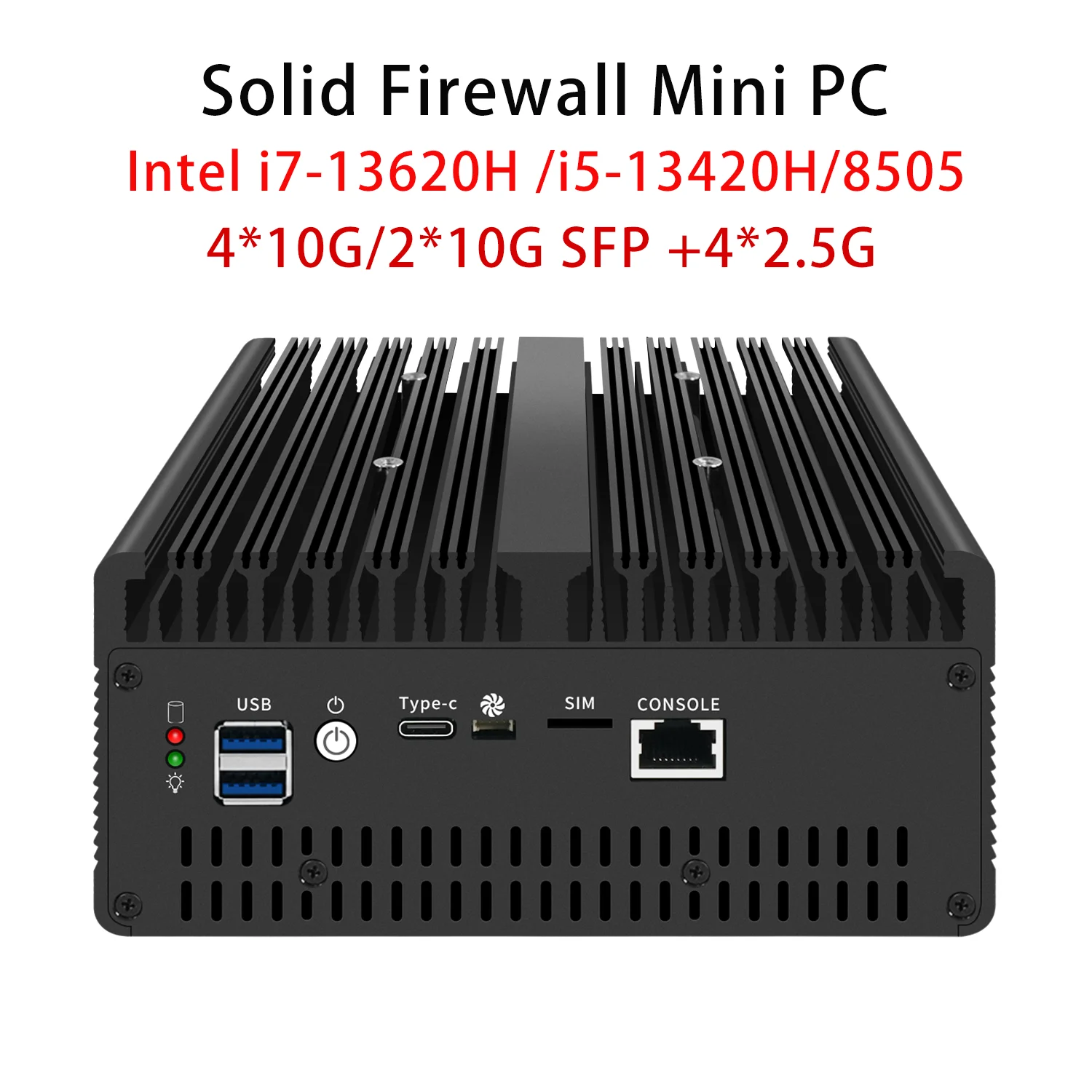 SZBOX H14 Zachte Router 4x2.5G i226 4 * LAN Industriële Fanless Mini PC OPNsense VPN Server pfSense ESXi Firewall Apparaat