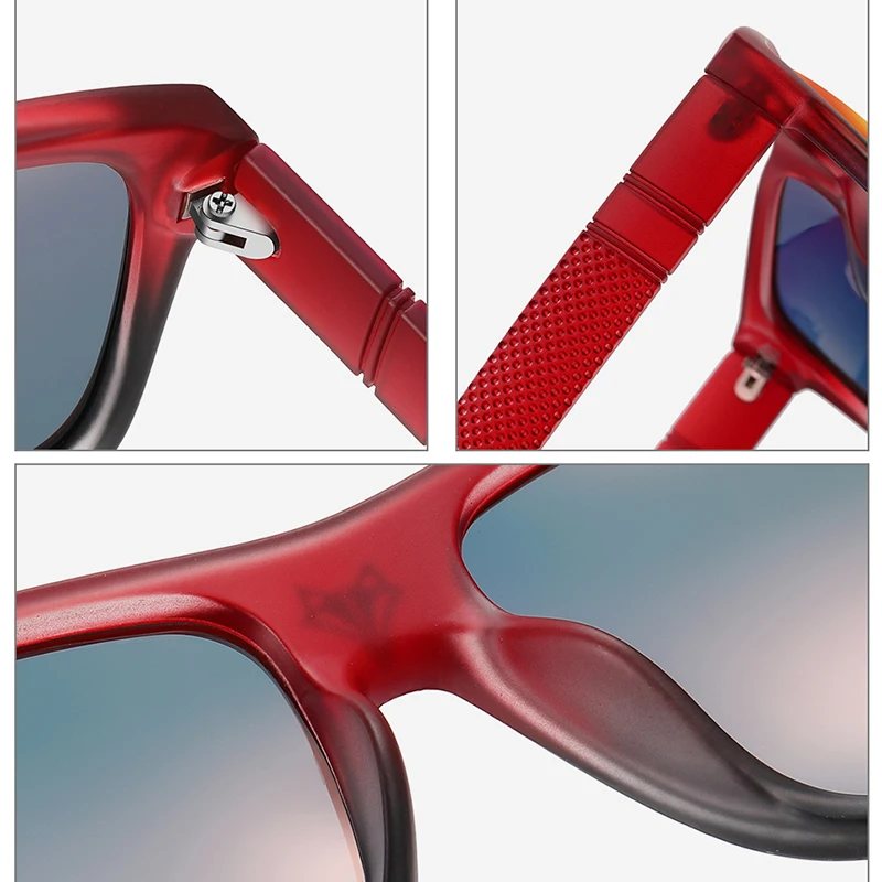 SEPFOX Men Polarized Fishing Sunglasses Cycling Riding Hiking Driving Glasses For Outdoor Sports Mirrored Lens UV400 Eyewear