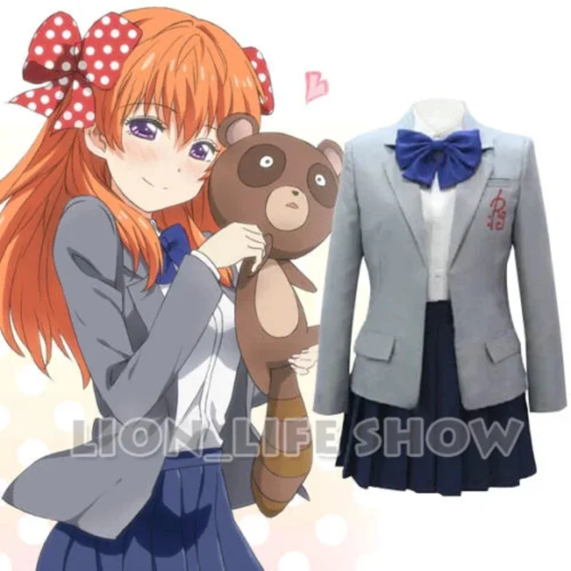 

Wacky Shoujo Nozaki Kun Sakura Chiyo школьная форма косплей костюм