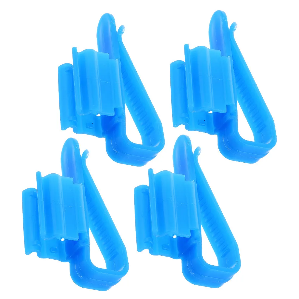 4Pcs Plastic Pipe Clips Hose Clamps Adjustable Multi-Function Automotive Fuel Transfer Water Pipe Fixing Clip Durable