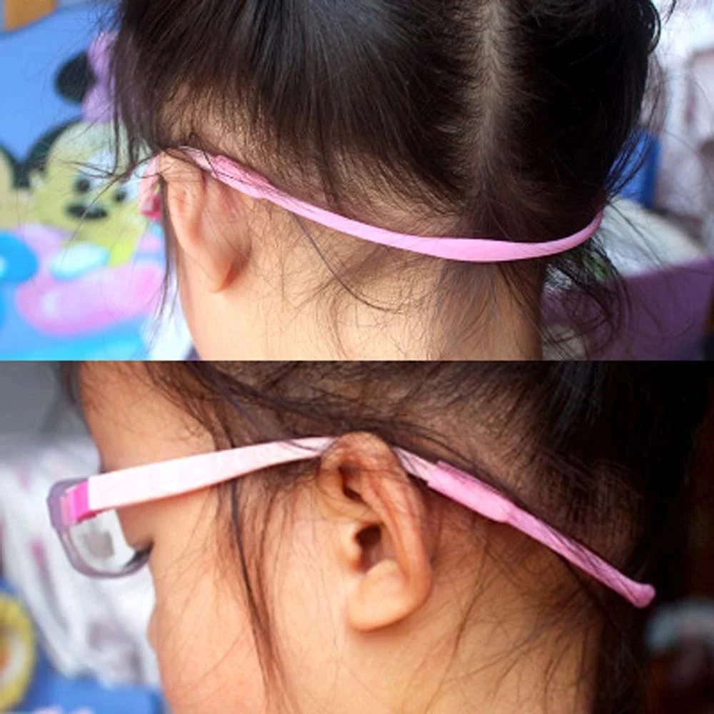 20PCS/LOT Silicone Eyeglasses Strap Children Glasses Safety Band Strap Retainer Sunglasses Band Cord Holder Sports Glasses Rope