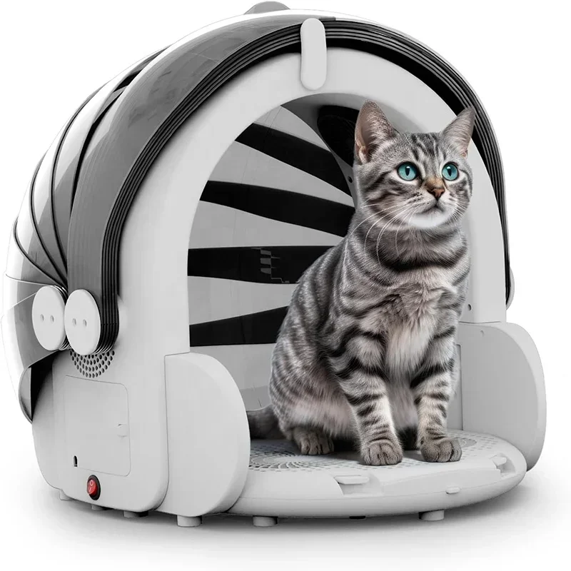 Automatic Pet Dog Cat Drying Cabin Pet Hair Blowing Dryer Machine 360 Drying Big Foldable