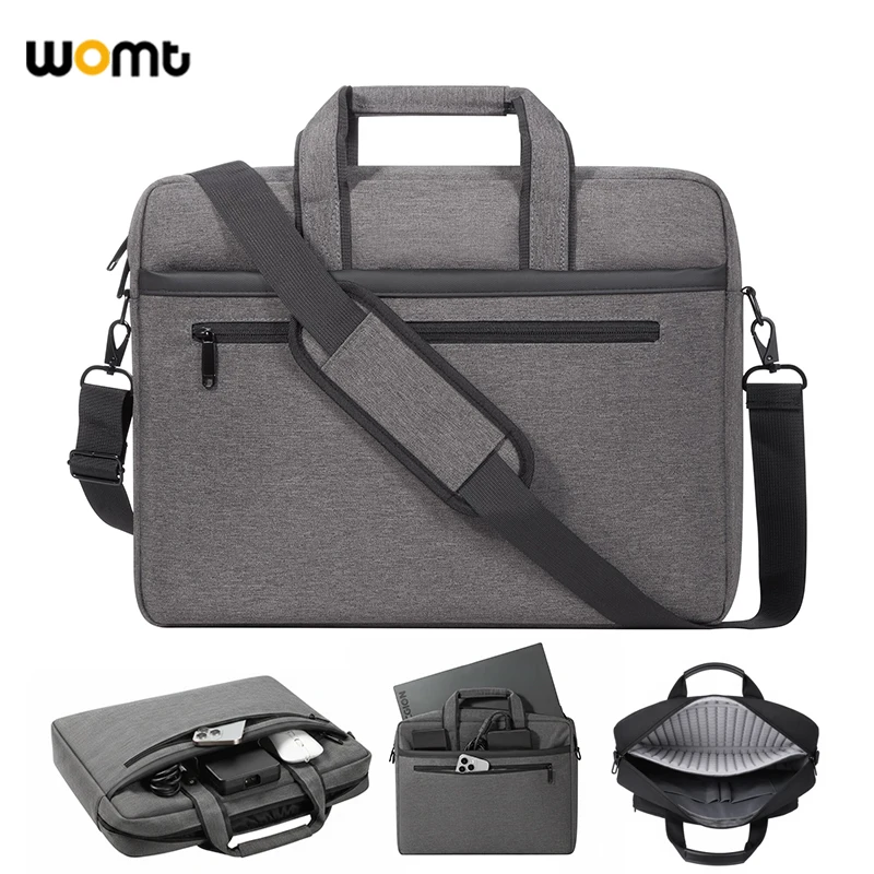 Laptop Bag 15.6 16 Inch Men Business Carrying Briefcase Office Work Computer Shoulder Messenger Bags for MacBook LG HP MSI Asus