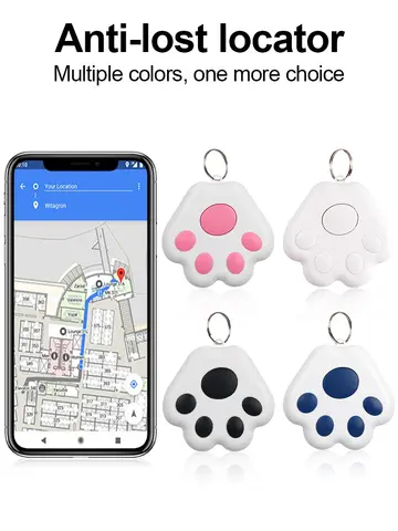 Smart Mini GPS Tracker Key Kids Bag Finder Dog Cat Pet Locator Bluetooth Tracker Device Anti-lost Reminder for IOS/ Android