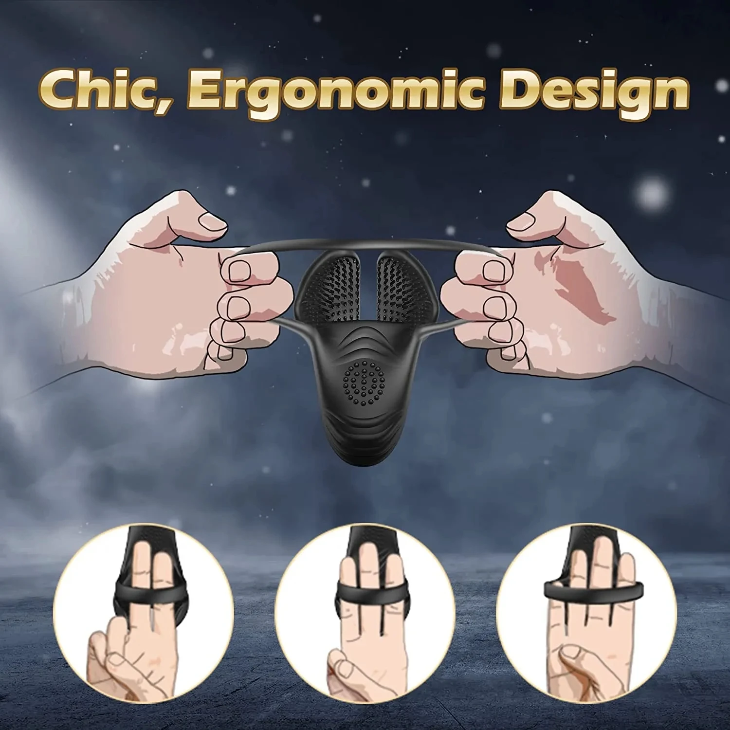 Vibrating Penis Cock Ring Silicone Stronger Erection Sex Toy 10 Vibration Modes Perineum Testicles Stimulation Mens Vibrator