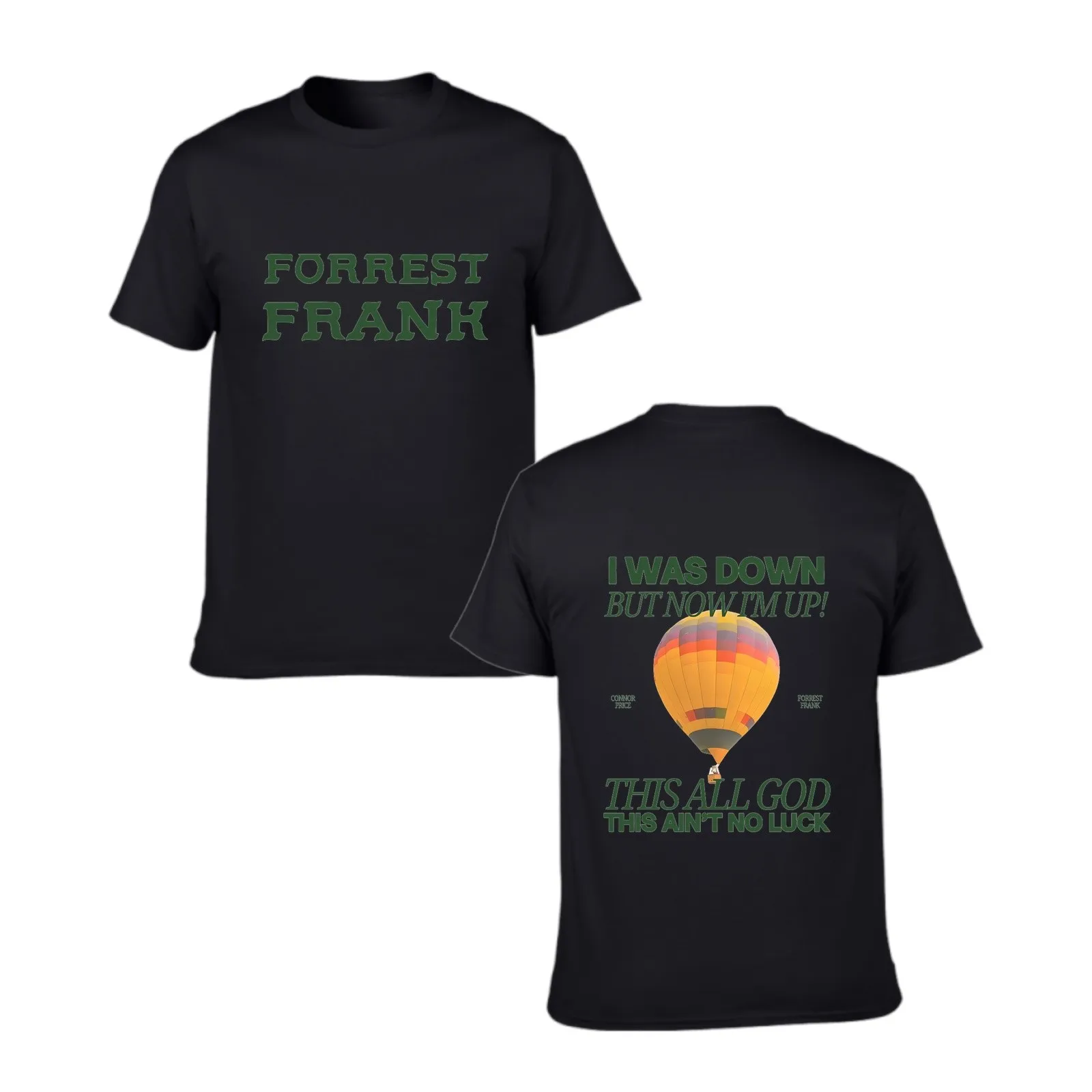 

Forrest Frank Merch Graphic Print Shirt with Balloon Fashion Tee for Women Men