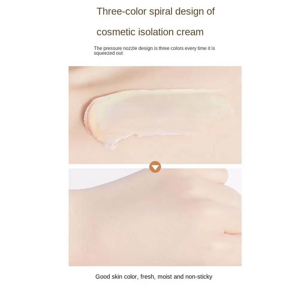Health Beauty Moisturizing Long-Lasting Facial Primer Makeup Makeup Primer Three Color Isolation Cream Oil Control Concealer