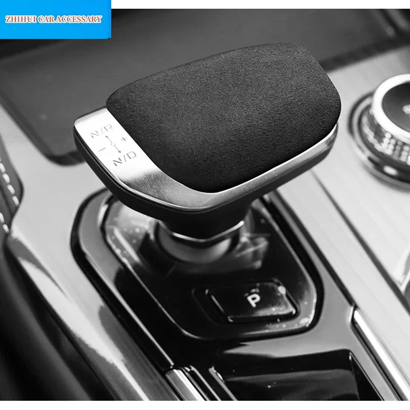 

For Geely Monjaro 2021-2023 Car Styling Gear Lever Cover Gear Housing Cover Suede Gear Shift Cover Modificaition Accessories