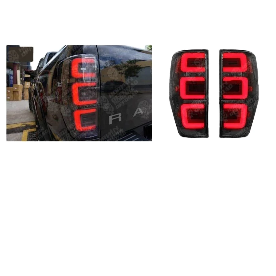 LED Tail Lamp Smoke Cover for Ford Ranger 2012-2020 Auto Rear Lights Car Grills Product