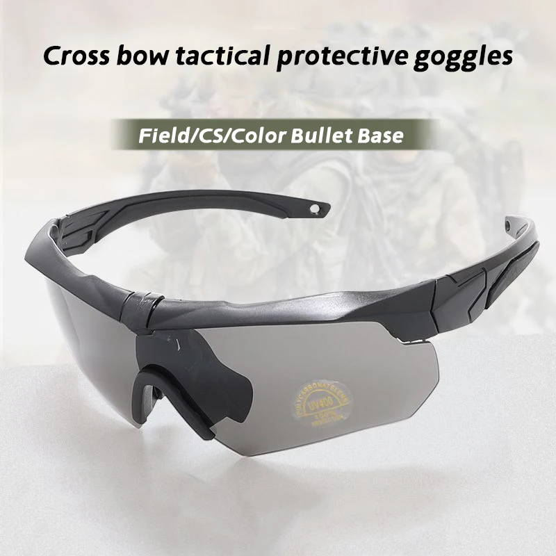 

Tactical crossbow goggles for military enthusiasts CS explosion-proof shooting glasses polarized myopia windproof glasses