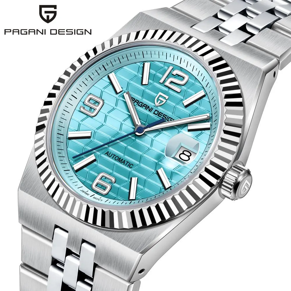 

PAGANI DESIGN мужские роскошные автоматические часы MIYOTA 8215 Movt с сапфировым стеклом механические наручные часы из нержавеющей стали 100 м водонепроницаемые