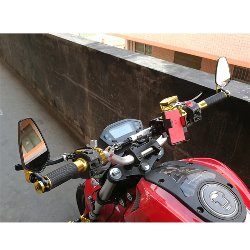 1 pair motorcycle bike Scooters Rearview Mirror Side View Mirrors for