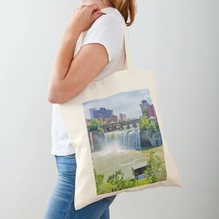 Rochester NY Genesee River High Falls Tote Bag