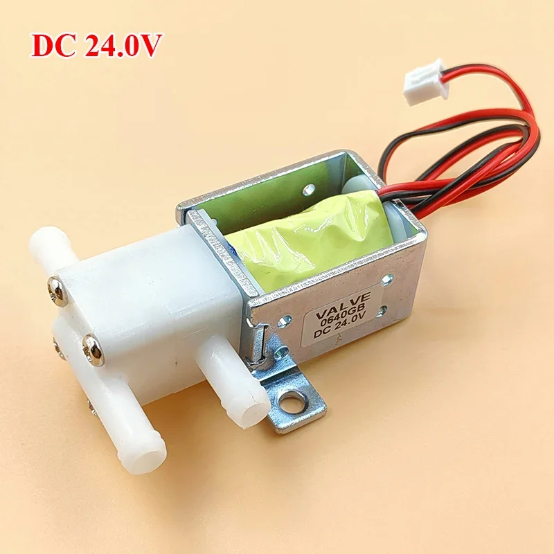 تيار مستمر 12 فولت/24 فولت 3-Way 2-Position NC/NO صمام الملف اللولبي الكهربائي الصغير التحكم في تدفق الهواء المائي الصغير لتقوم بها بنفسك موزعات طاولة شاي القهوة #5