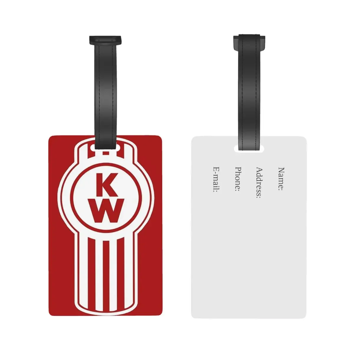 

Kenworth Truck Log Luggage Tags Suitcase Accessories Travel Fashion Baggage Boarding Tag Portable Label Holder ID Name Address