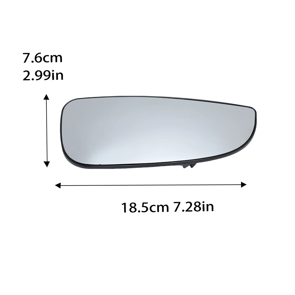 Side Rearview Mirror Lens For CITROEN Relay 2006-on CITROEN Jumper 2006-on Heated Below Section Door Mirror Lens Car Accessories