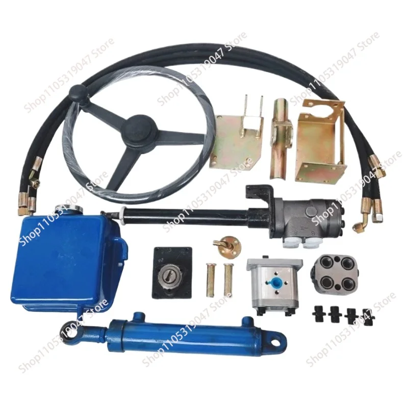 Four wheel tractor modified hydraulic steering oil power steering machine