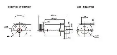 2 pcs DC 1.5V-3V 18000RPM High Speed 2mm Diameter MINI Micro Vibration motor